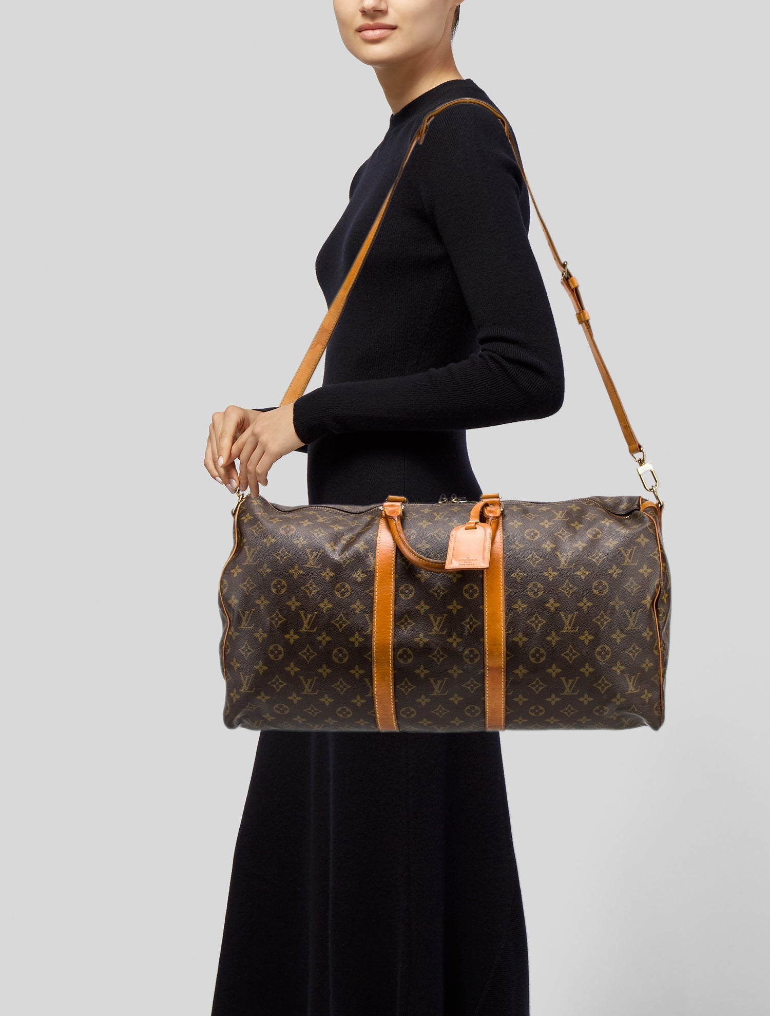 Louis Vuitton LV Monogram Keepall Bandouliere 55