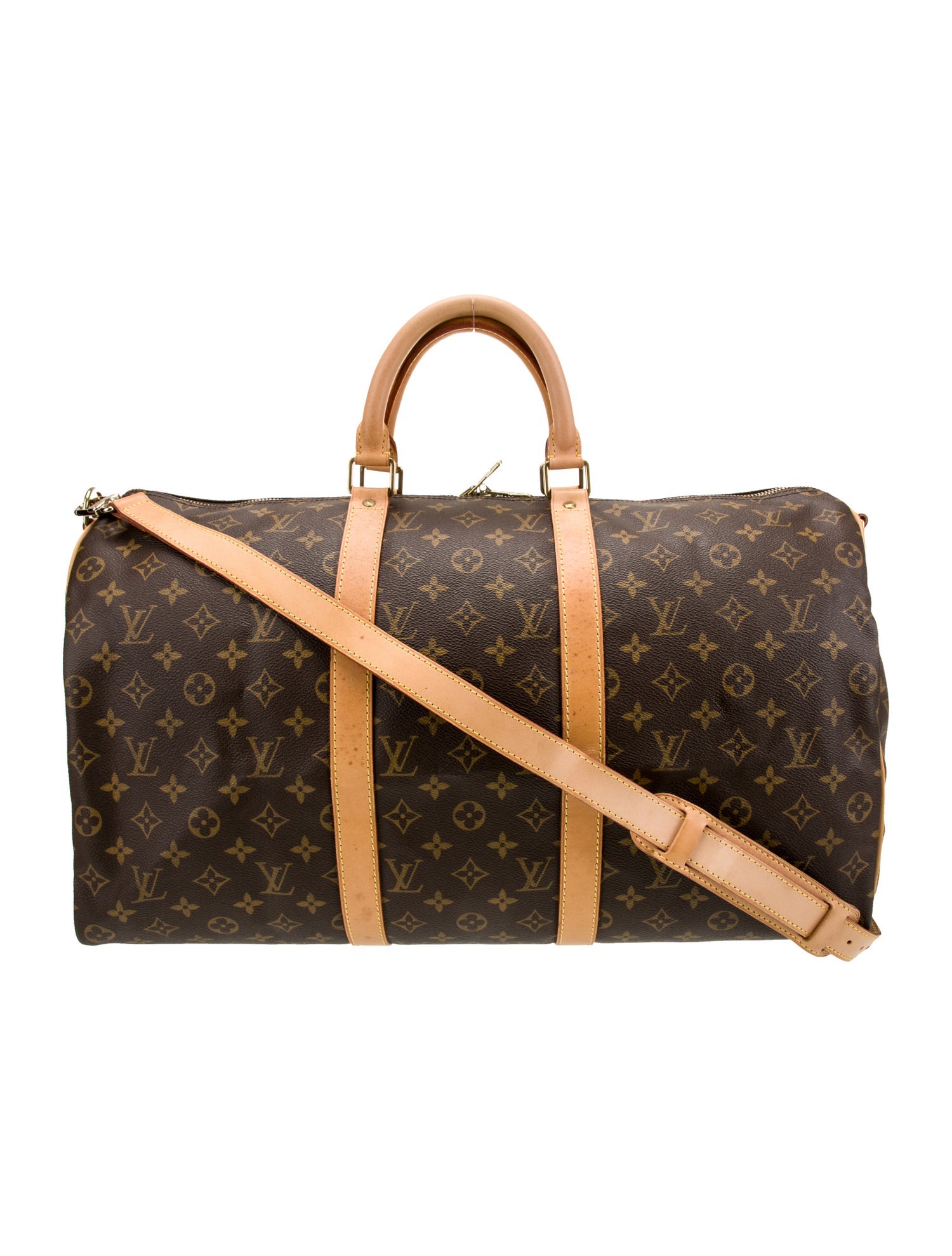 Louis Vuitton LV Monogram Keepall Bandouliere 50 Vintage