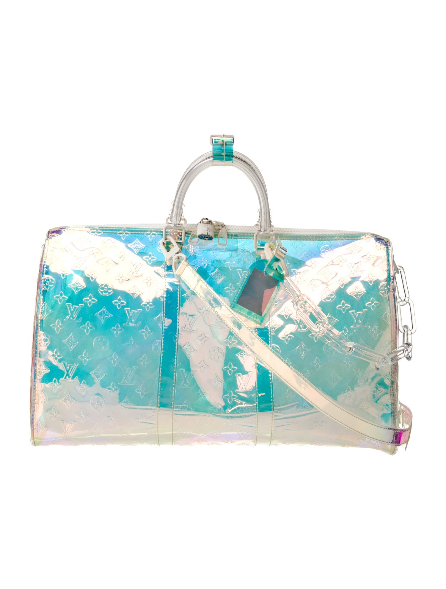 Louis Vuitton LV Monogram Prism Keepall Bandouliere 50