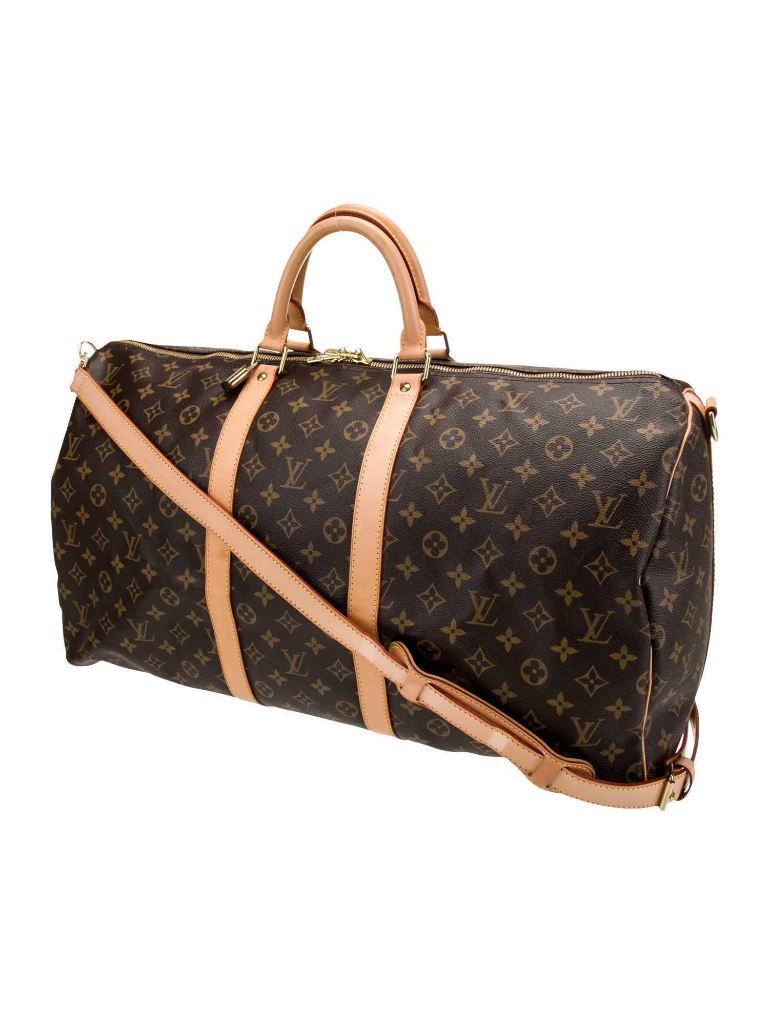 Louis Vuitton LV Monogram Keepall Bandouliere 55 Vintage