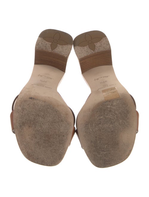 Louis Vuitton LV Monogram Leather Slides