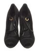 Louis Vuitton Suede Pumps