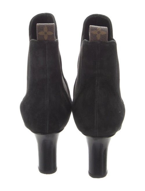 Louis Vuitton LV Monogram Suede Chelsea Boots
