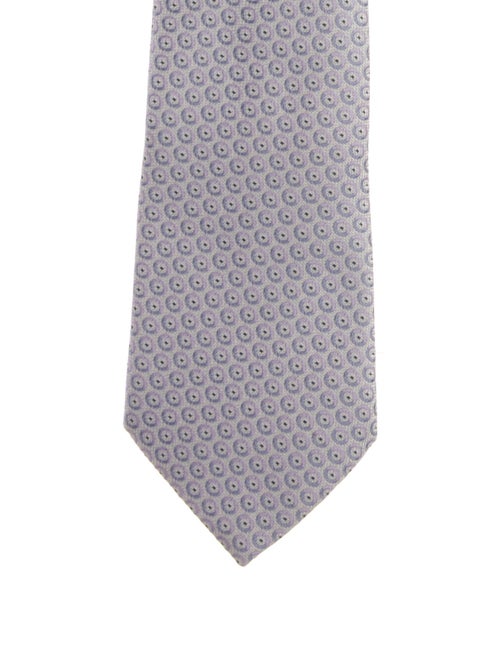 Louis Vuitton Pattern Print Silk Tie