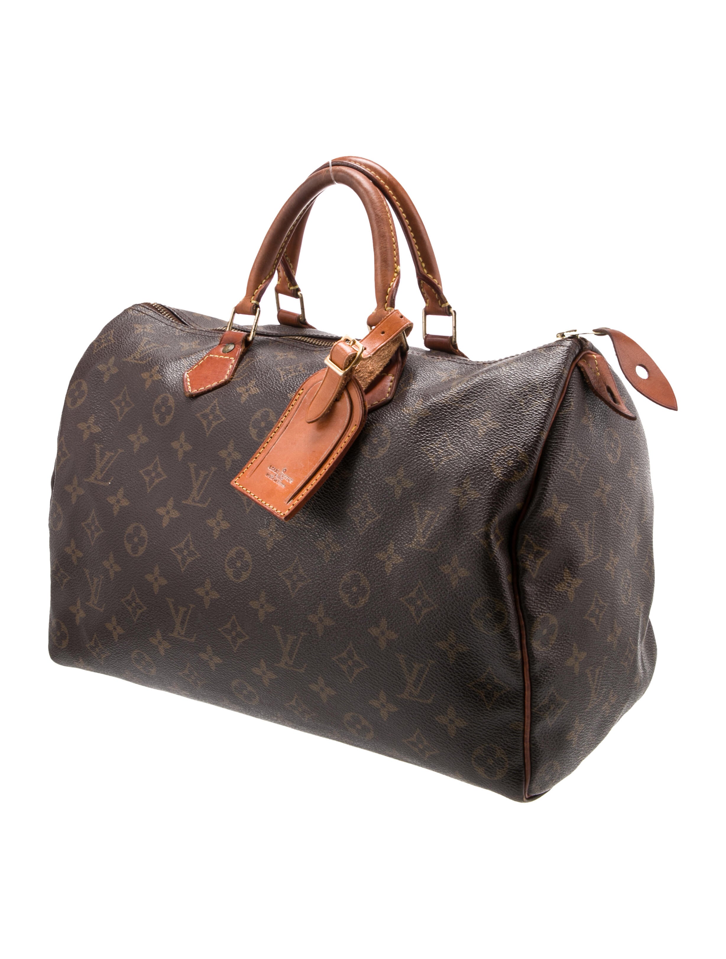 Louis Vuitton LV Monogram Speedy 35 Vintage