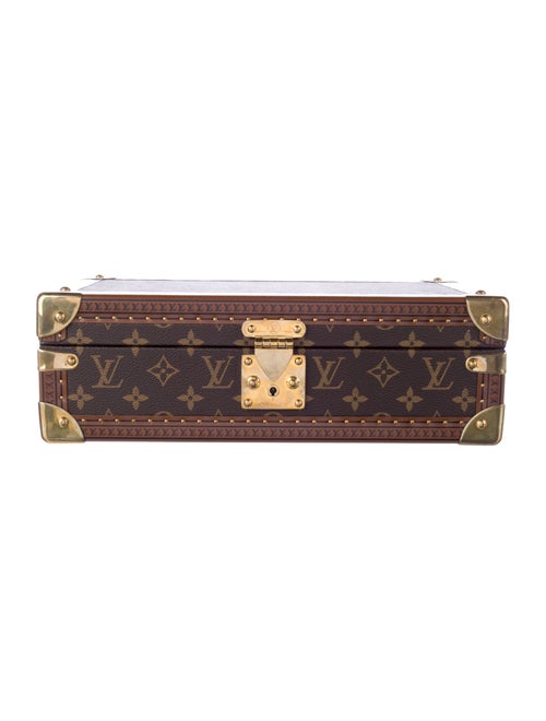 Louis Vuitton Monogram Coffret 8 Montre Watch Case Trunk