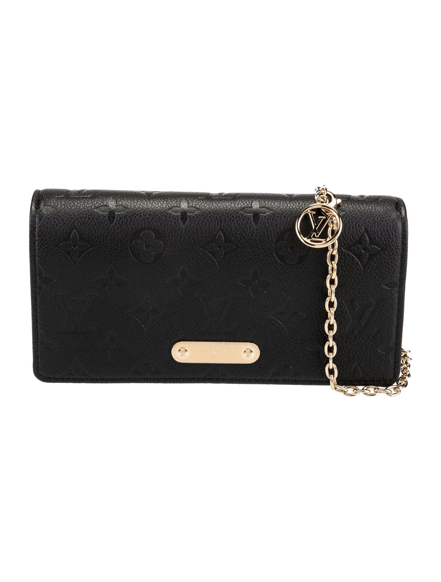 Louis Vuitton LV Monogram Lily Wallet on Chain