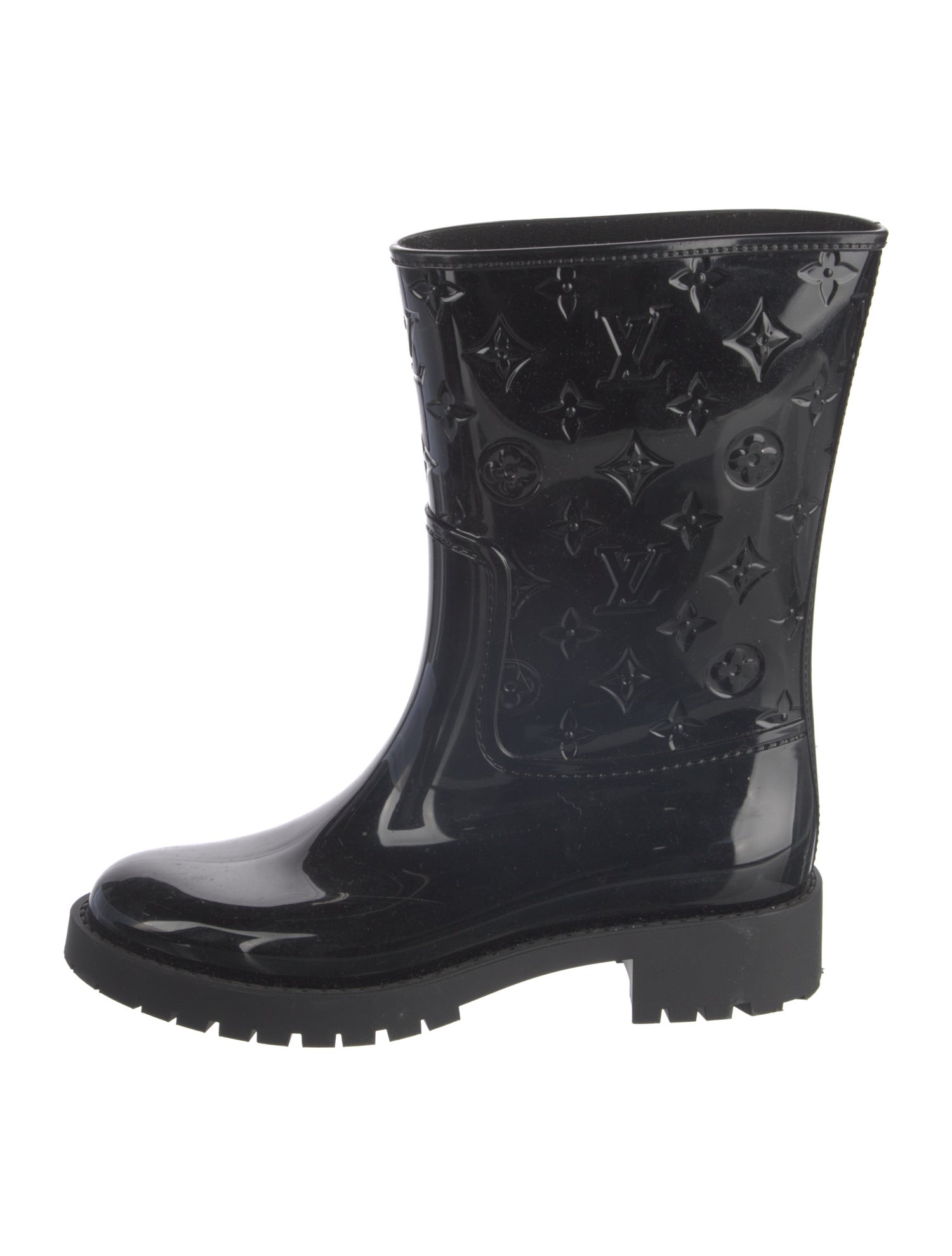 Louis Vuitton LV Monogram Rubber Rain Boots