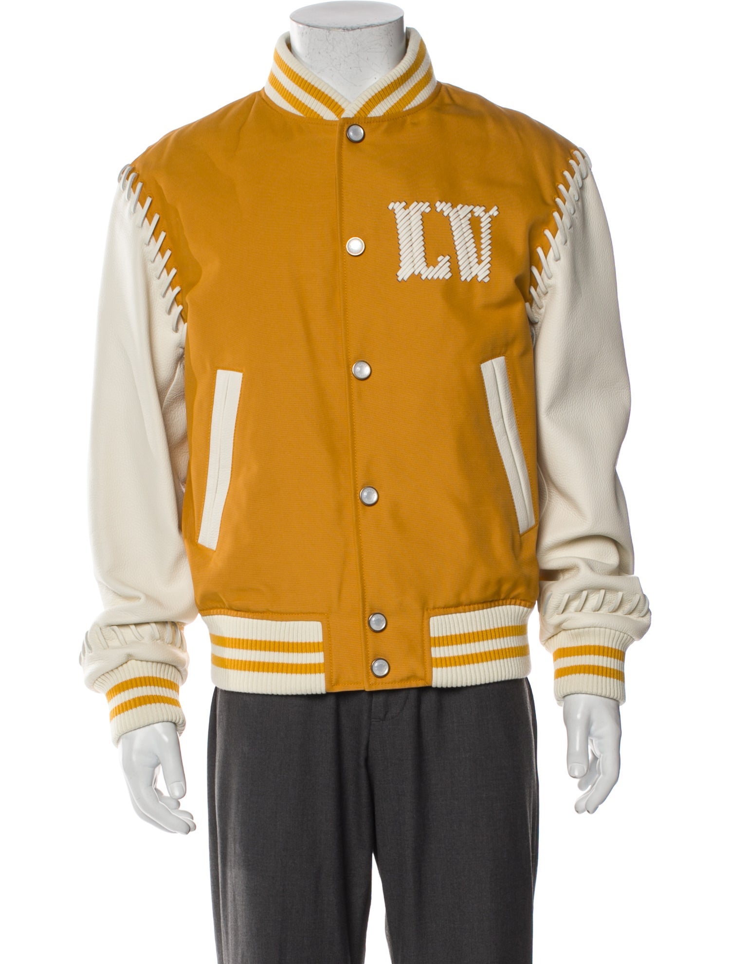 Louis Vuitton 2024 Signature Logo Varsity Jacket