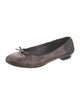 Louis Vuitton LV Monogram Bow Accents Ballet Flats
