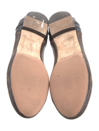 Louis Vuitton LV Monogram Bow Accents Ballet Flats