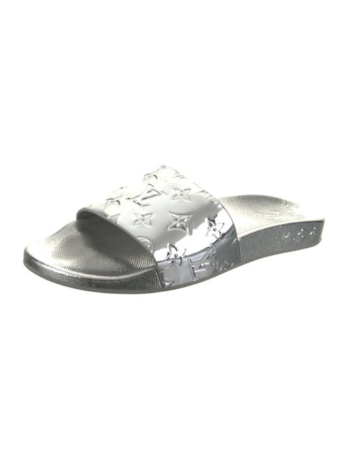Louis Vuitton Patent Leather Patterned Slides