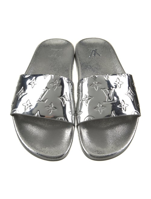 Louis Vuitton Patent Leather Patterned Slides