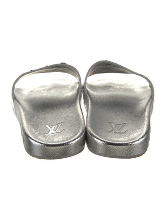 Louis Vuitton Patent Leather Patterned Slides