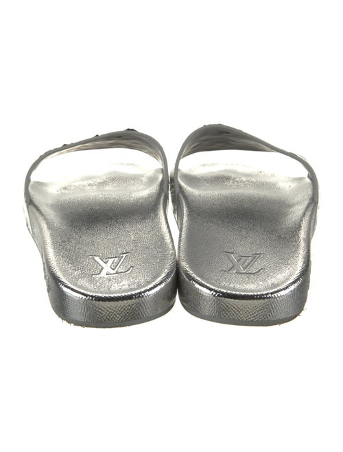 Louis Vuitton Patent Leather Patterned Slides