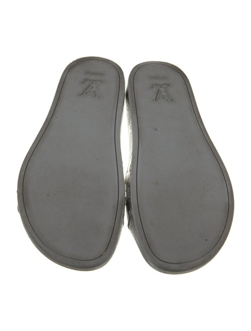 Louis Vuitton Patent Leather Patterned Slides