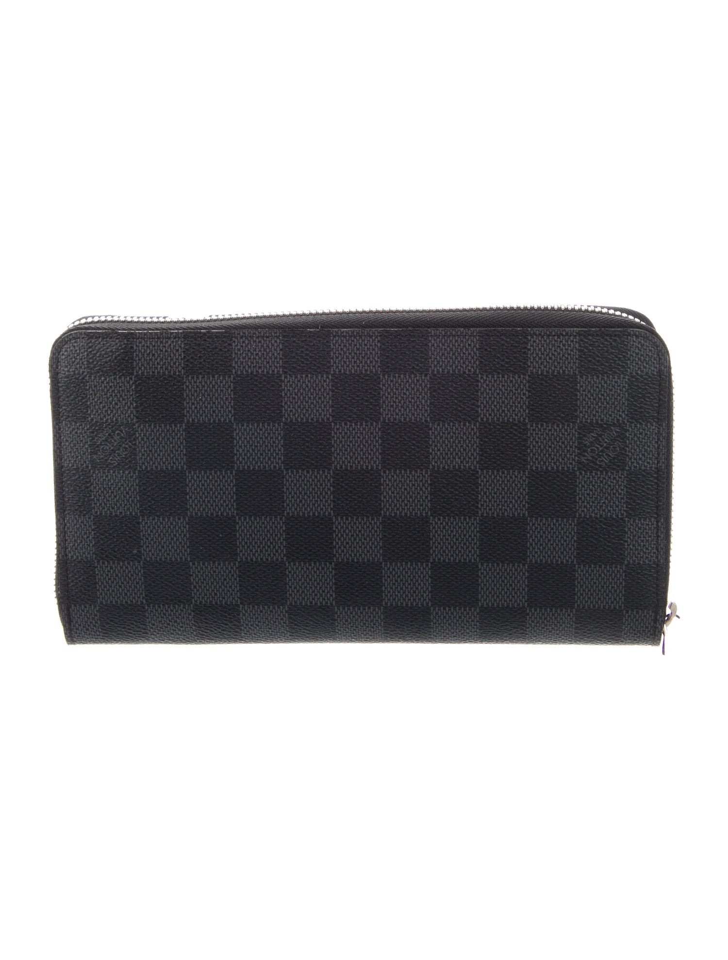 Louis Vuitton Damier Graphite Pattern Coated Canvas Zippy Organizer Wallet