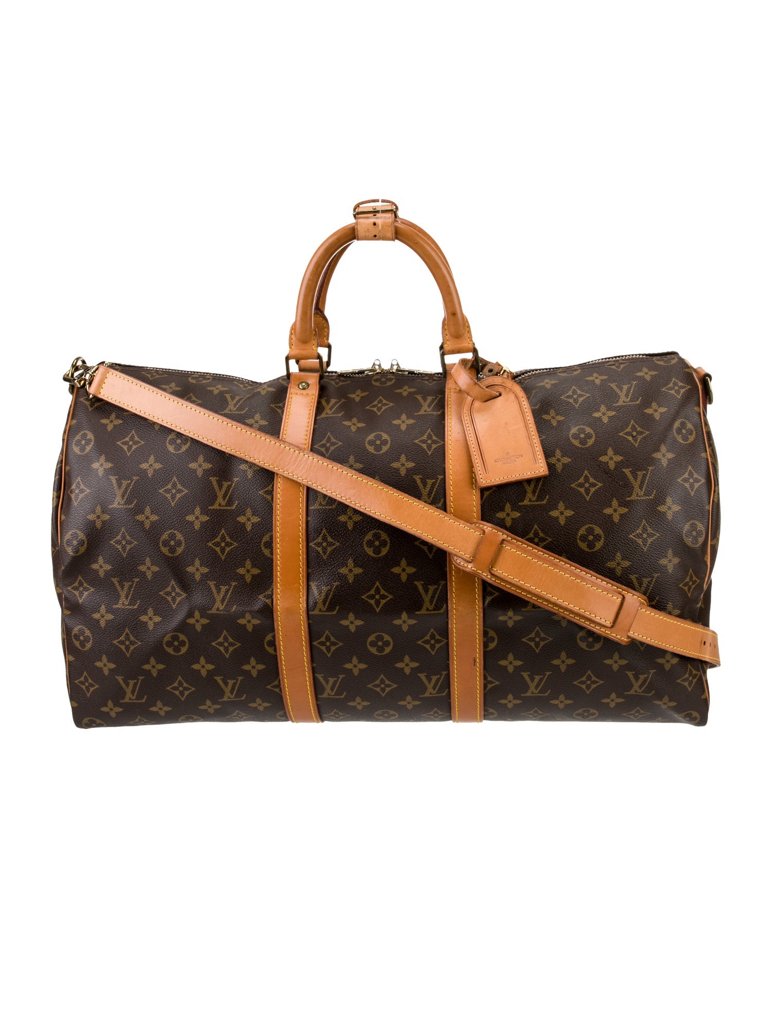 Louis Vuitton LV Monogram Keepall Bandouliere 50 Vintage