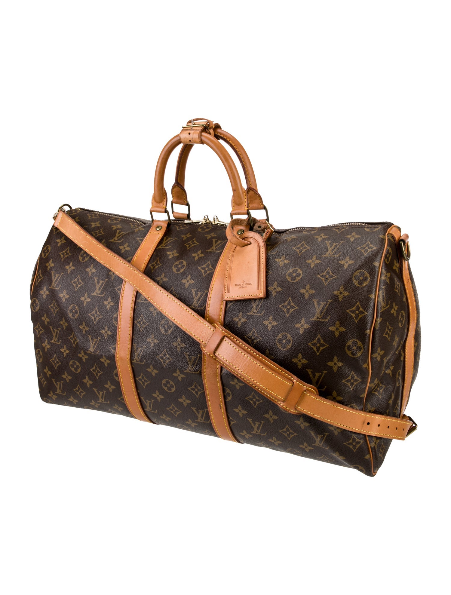 Louis Vuitton LV Monogram Keepall Bandouliere 50 Vintage