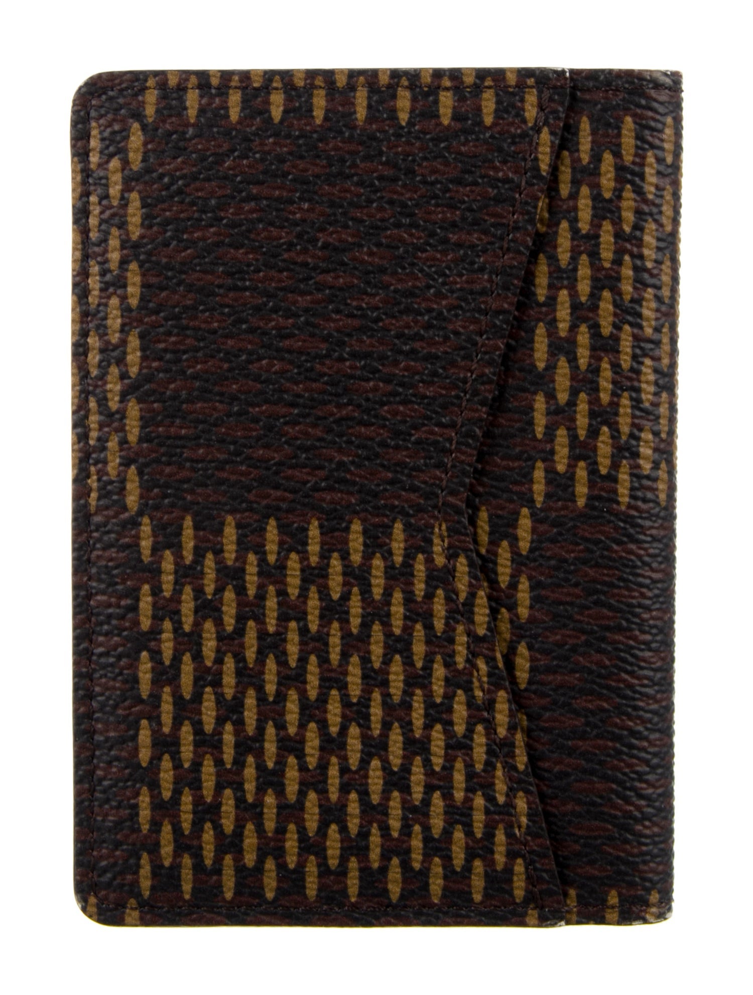 Ralph Lauren Purple Label Alligator Card Holder - Brown