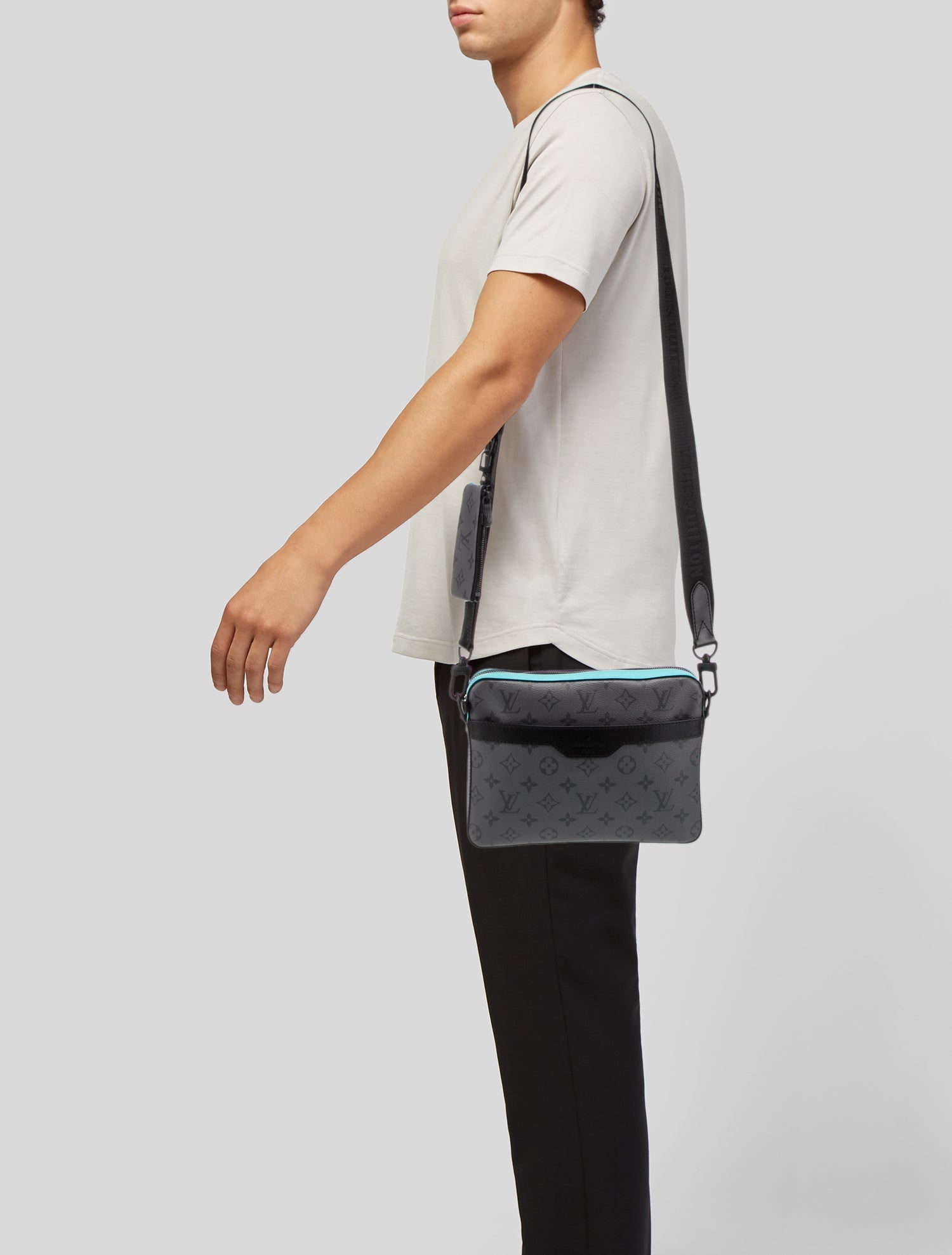 Louis Vuitton Monogram Eclipse Trio Messenger