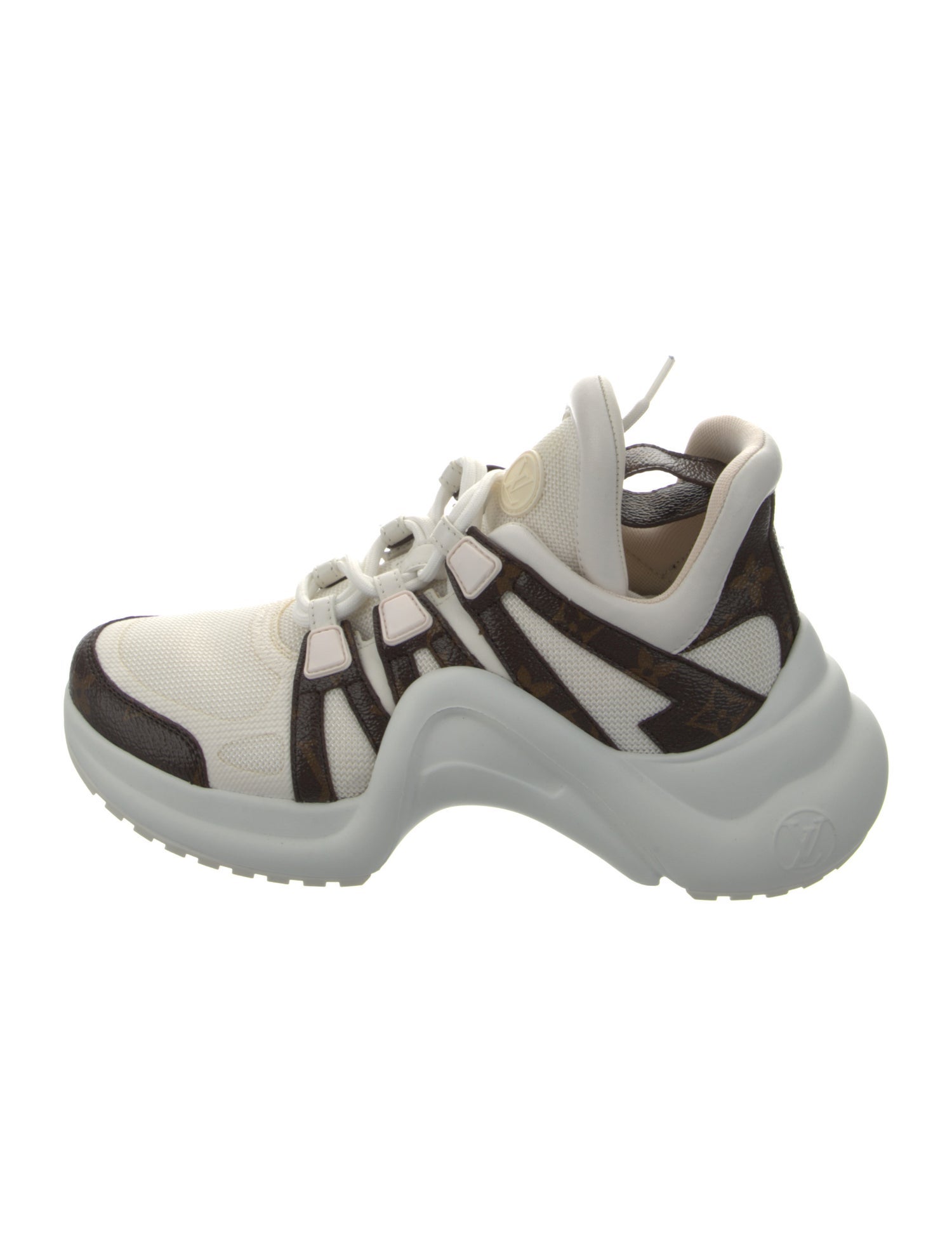 Louis Vuitton LV Monogram Leather Chunky Sneakers