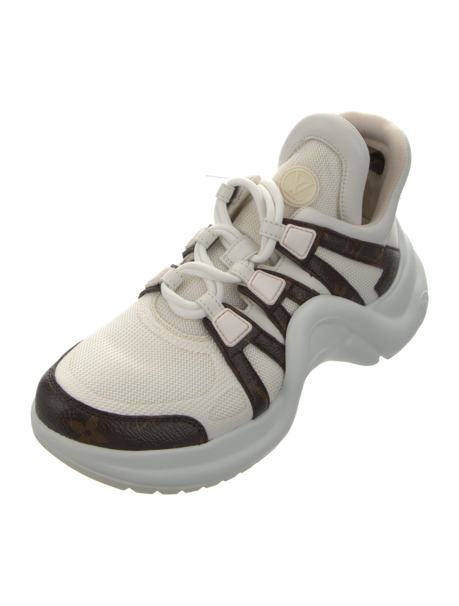 Louis Vuitton LV Monogram Leather Chunky Sneakers