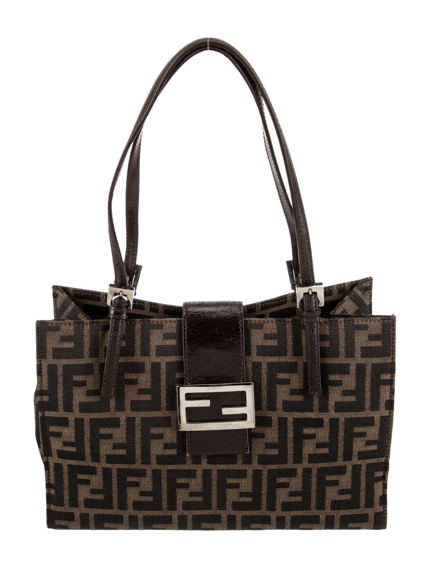 Fendi Zucca FF Shoulder Bag