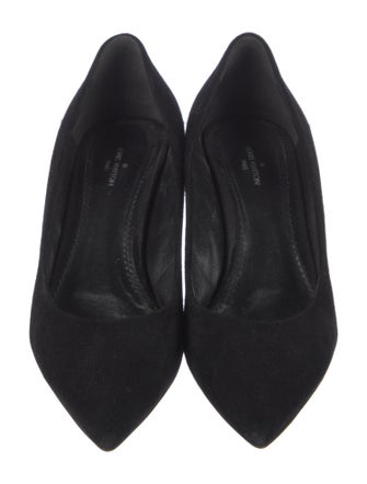 Louis Vuitton LV Monogram Suede Pumps