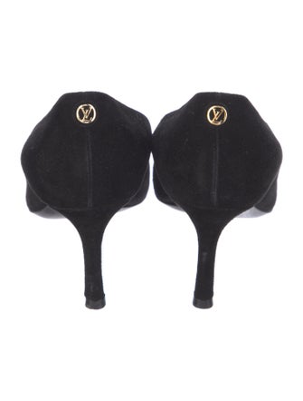 Louis Vuitton LV Monogram Suede Pumps