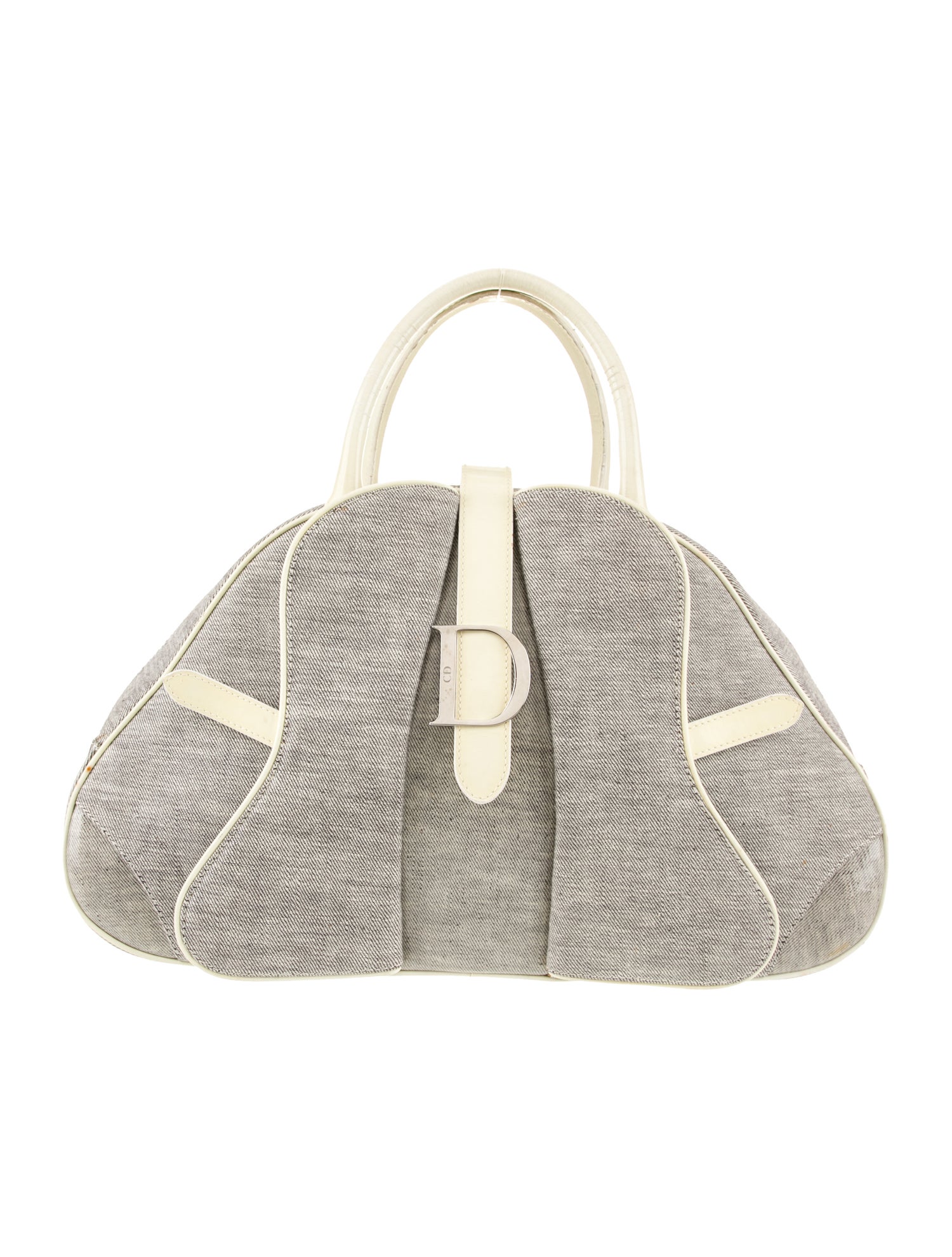 Christian Dior Denim Saddle Bowler Vintage