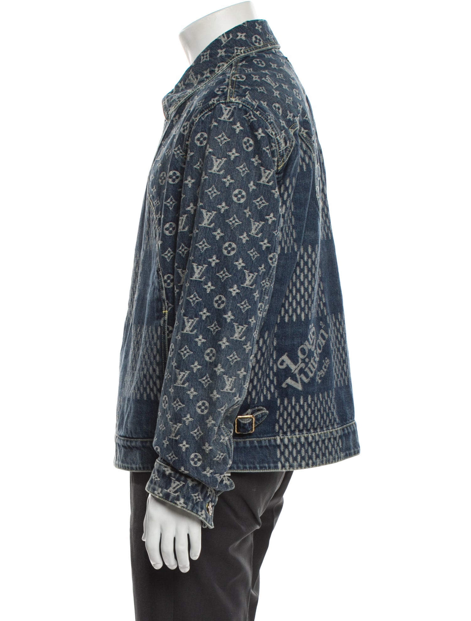 Louis Vuitton x Nigo 2020 LV Monogram Denim Jacket