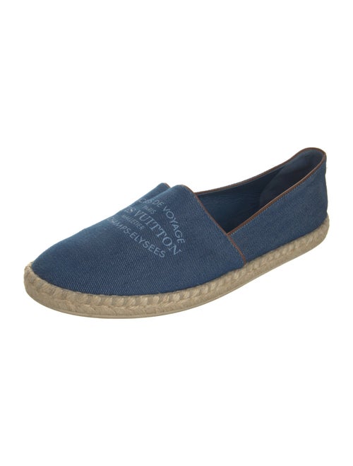 Louis Vuitton Denim Colorblock Pattern Espadrilles