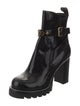 Louis Vuitton LV Monogram Patent Leather Combat Boots