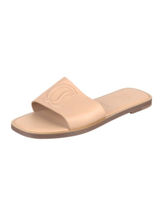 Louis Vuitton Leather Slides