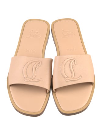 Louis Vuitton Leather Slides