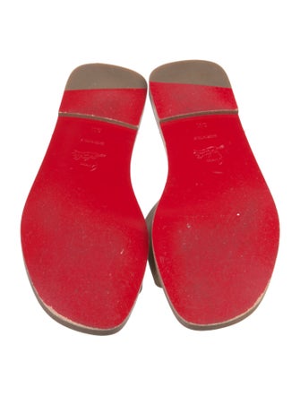 Louis Vuitton Leather Slides