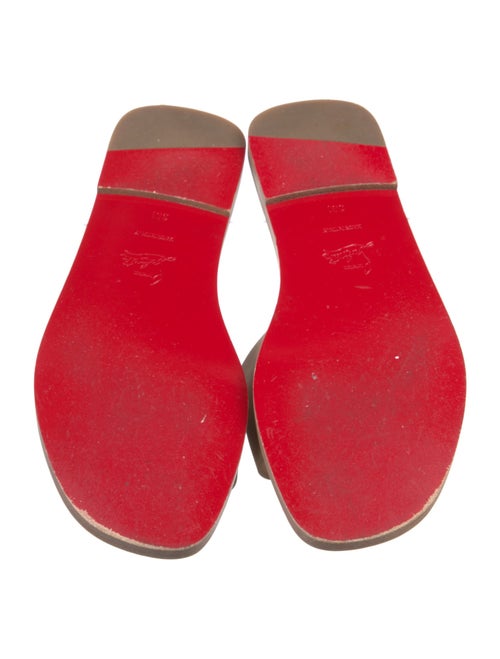 Louis Vuitton Leather Slides