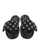 Louis Vuitton Satin Polka Dot Print Slides