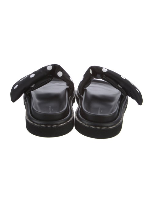 Louis Vuitton Satin Polka Dot Print Slides