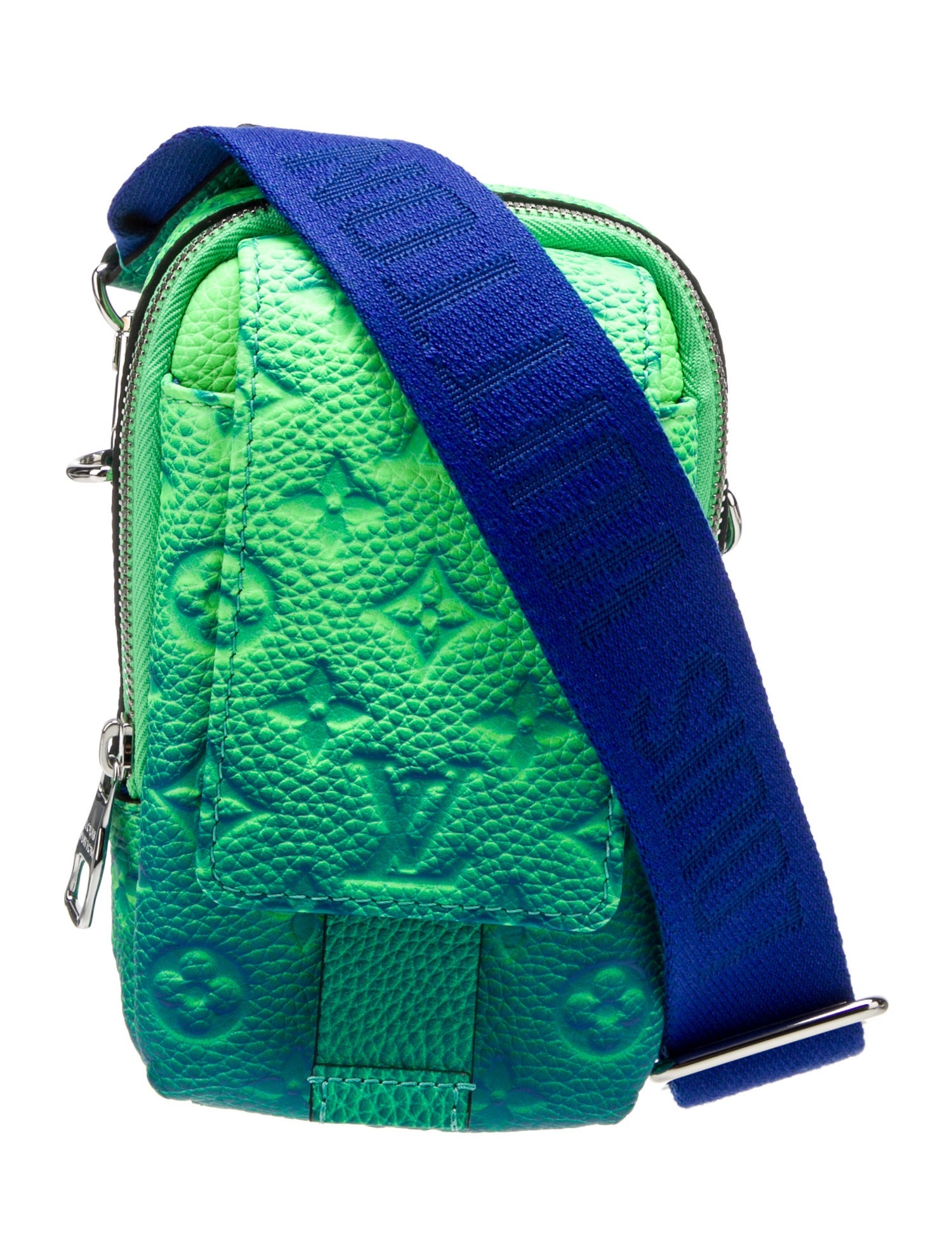 Louis Vuitton Taurillon Leather Illusion Double Phone Pouch