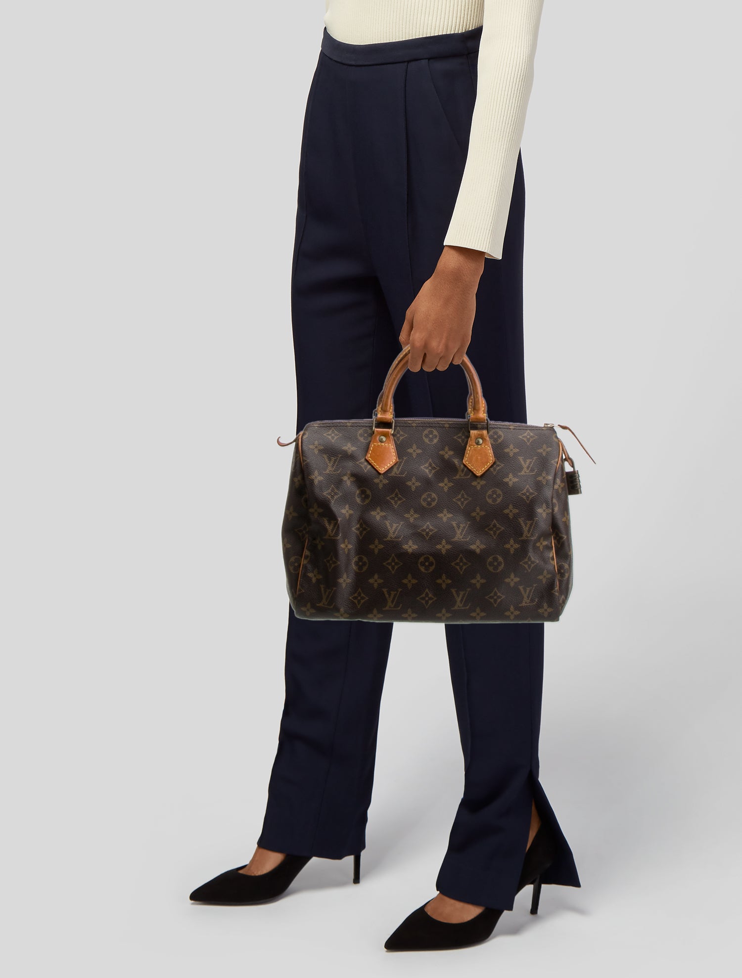 Louis Vuitton LV Monogram Speedy 30 Vintage