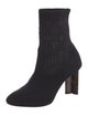 Louis Vuitton LV Monogram Embroidered Accent Sock Boots