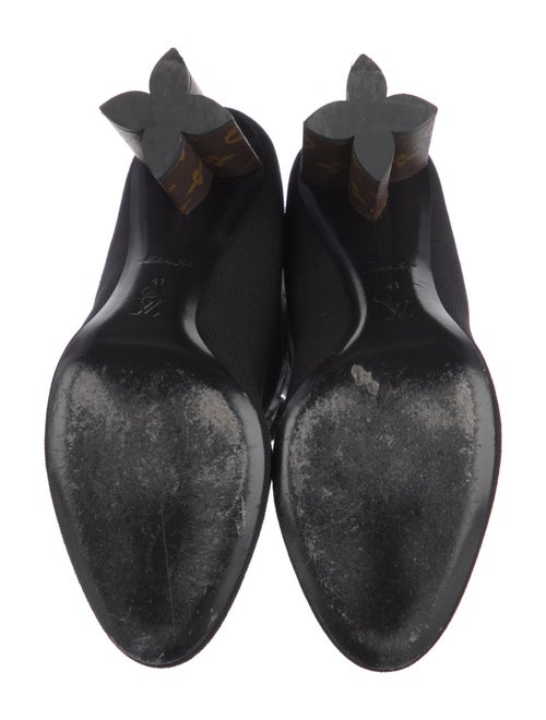 Louis Vuitton LV Monogram Embroidered Accent Sock Boots