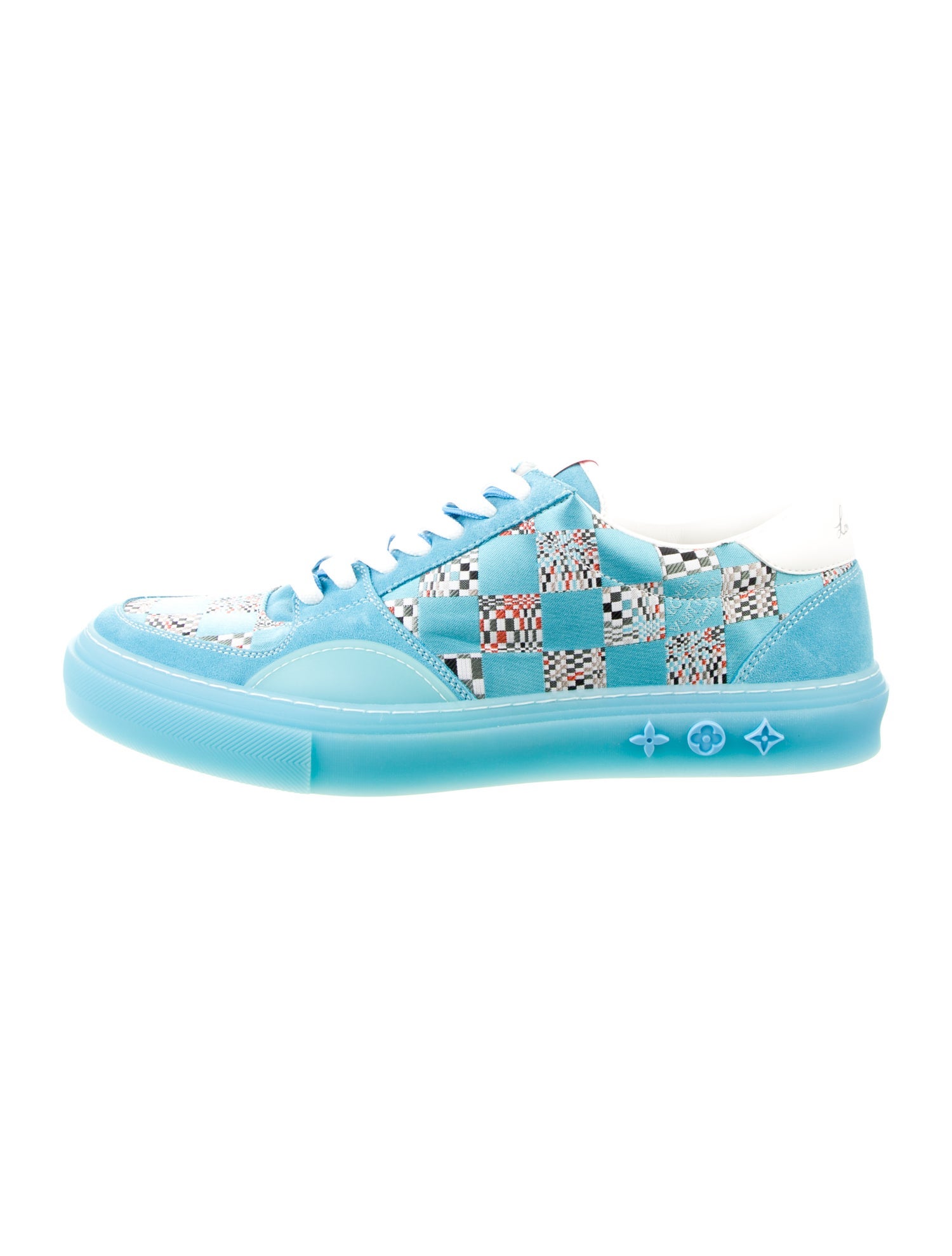 Louis Vuitton Distorted Damier Printed Sneakers