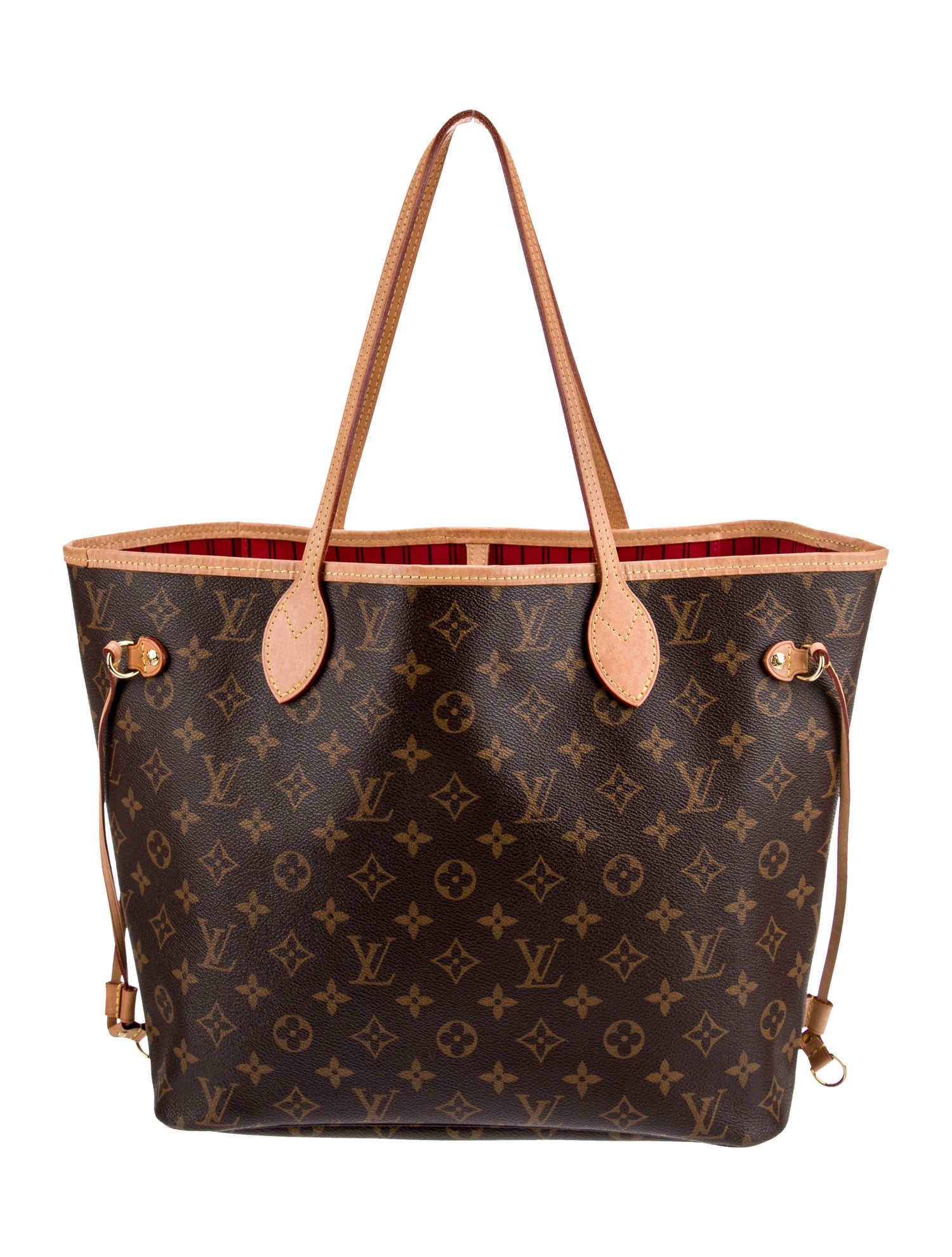 Louis Vuitton LV Monogram Neverfull w/Pouch MM