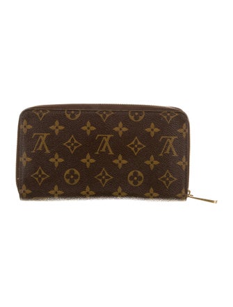 Louis Vuitton LV Monogram Coated Canvas Zippy Organizer Wallet