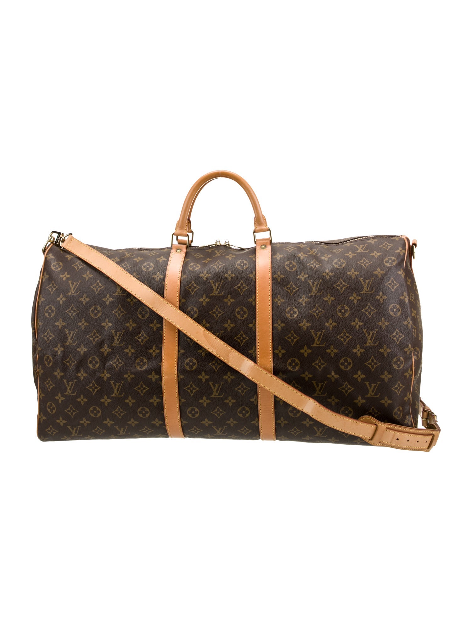 Louis Vuitton LV Monogram Keepall Bandouliere 60 Vintage