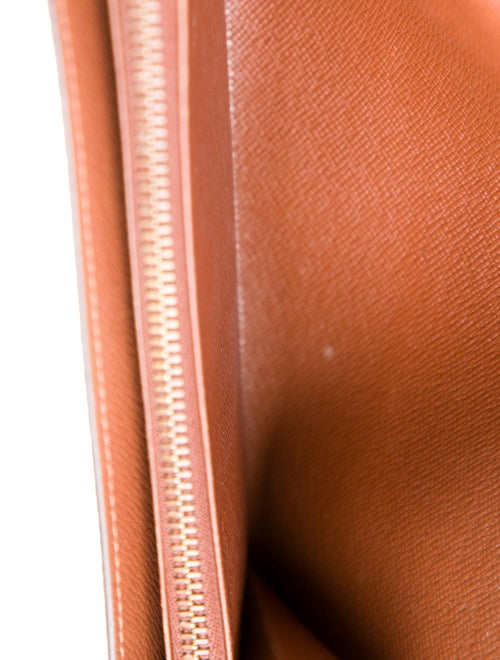 Louis Vuitton LV Monogram Coated Canvas Sarah Wallet