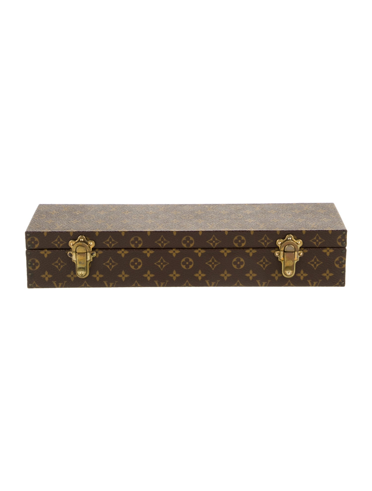 Louis Vuitton Vintage Monogram Mini Trunk Watch Case
